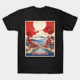 Gyeonggi South Korea Travel Tourism Retro Vintage T-Shirt